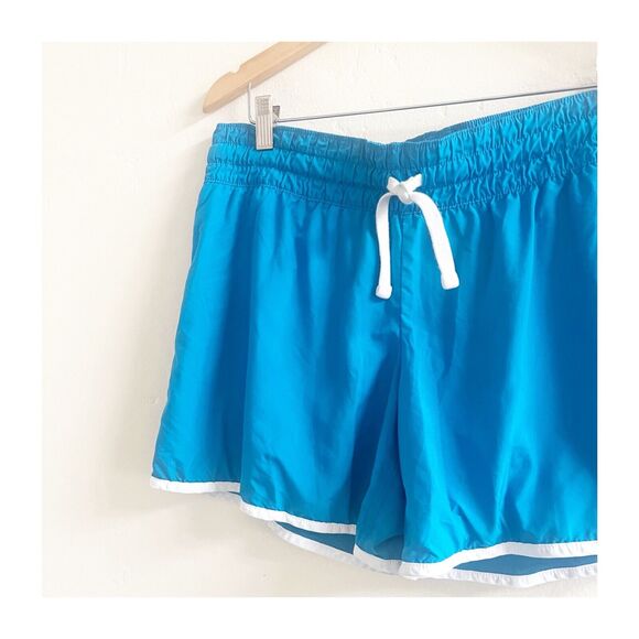 Nike Women’s Retro Active Running Shorts Turquoise Size Large Lined Gym - Picture 3 of 10